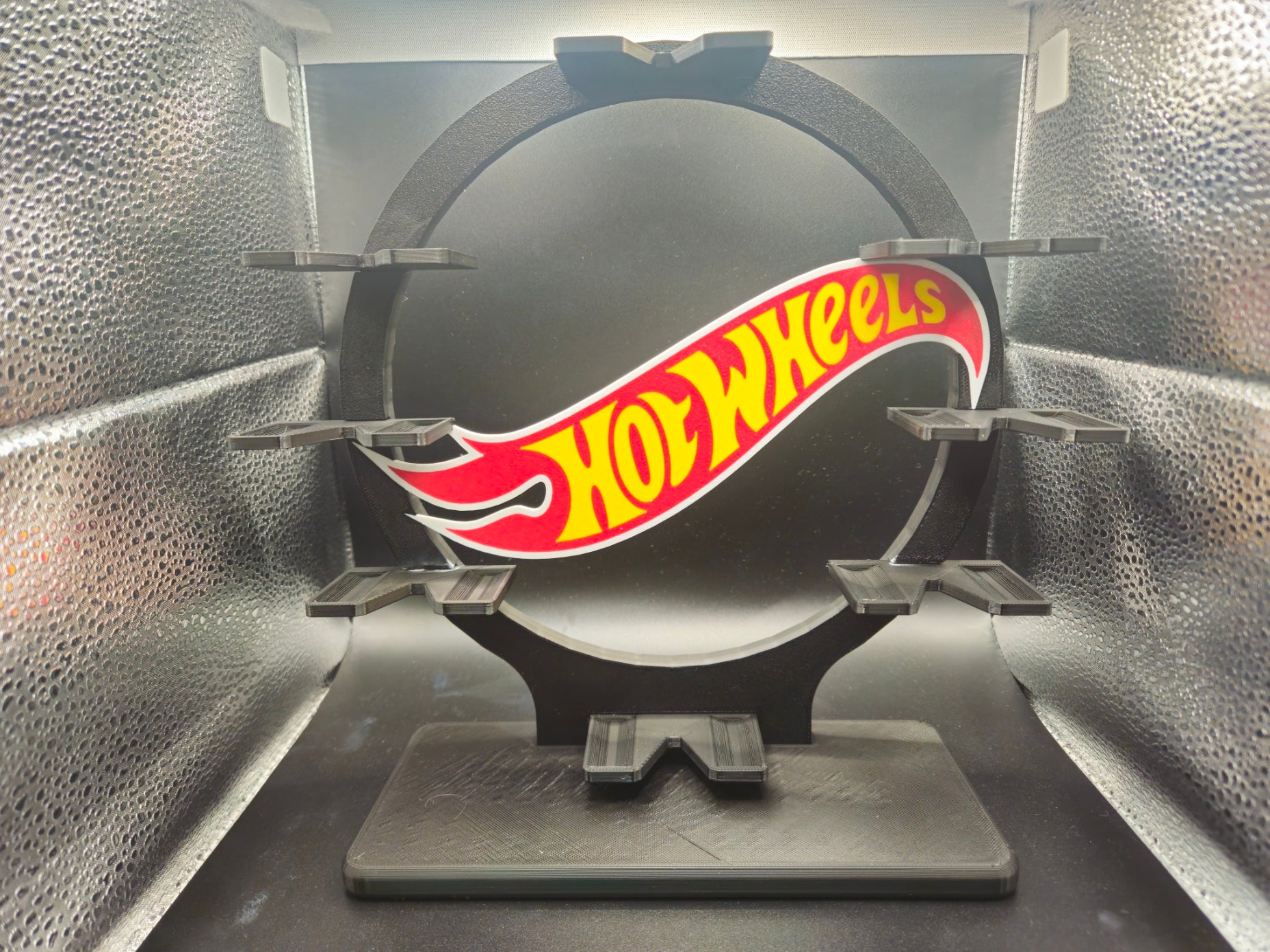 Hot Wheels circle display stand