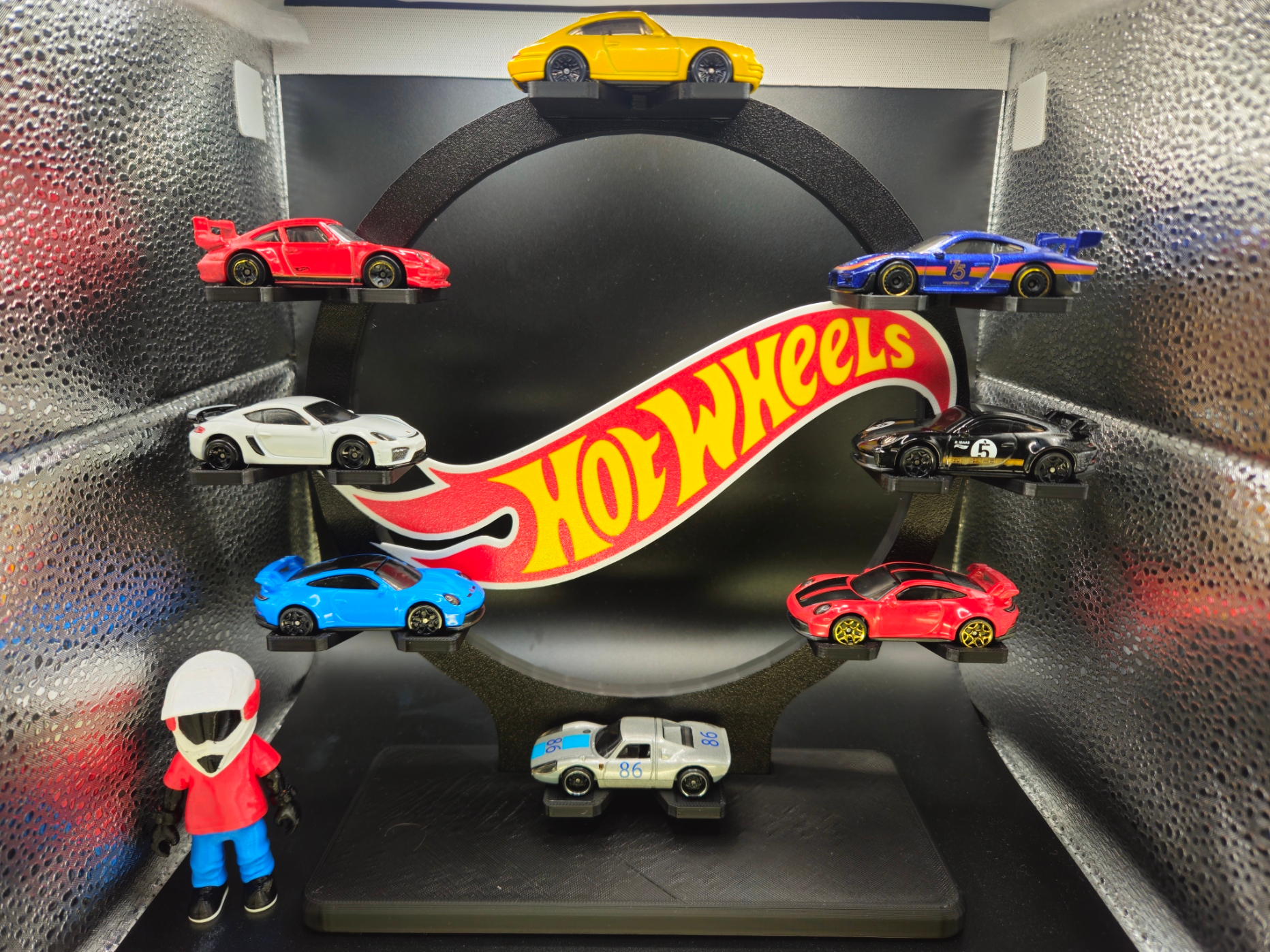 Hot Wheels circle display stand