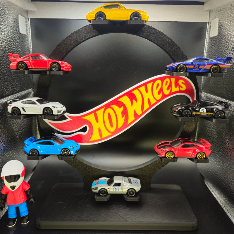 Hot Wheels circle display stand